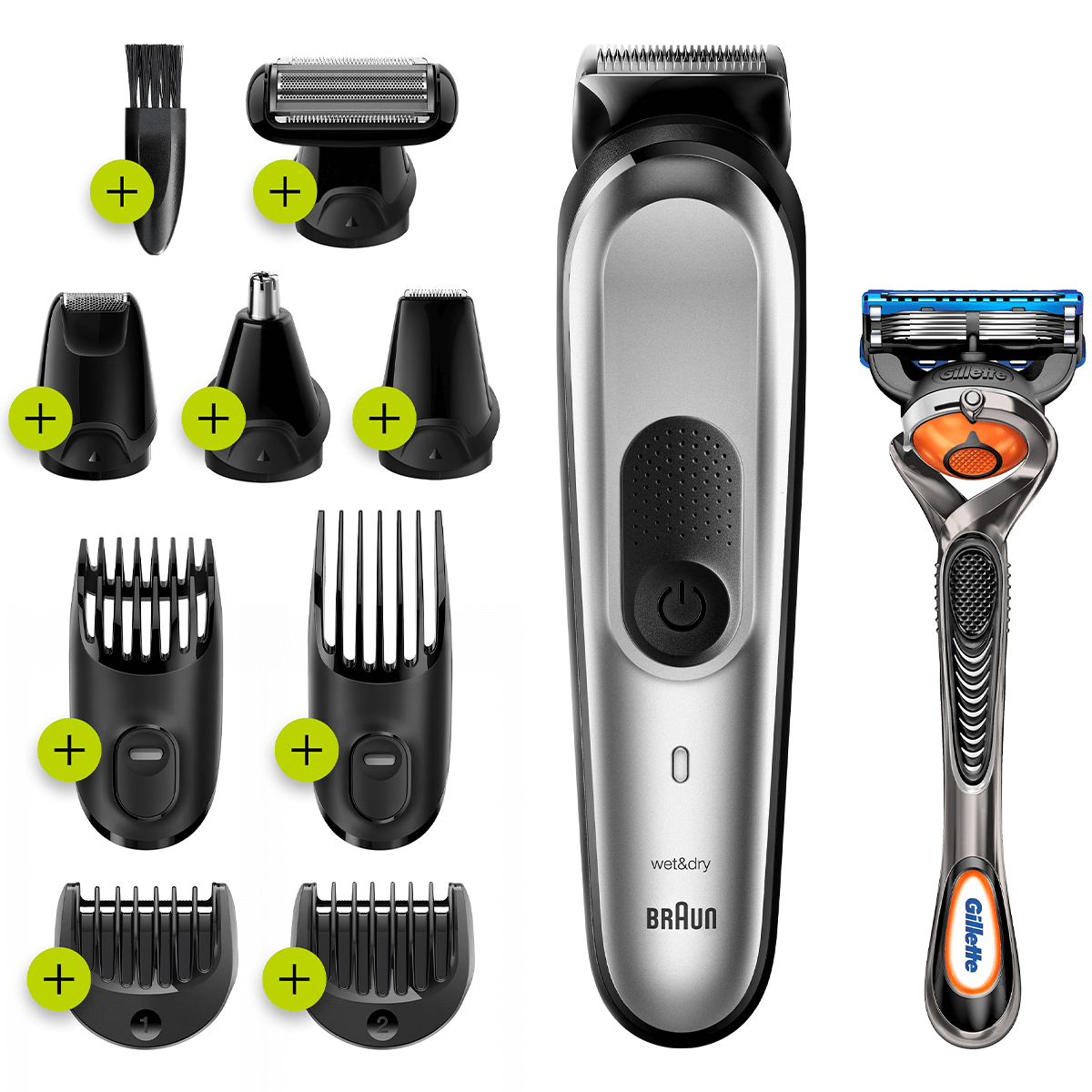 Braun 10 in 1 Men s Beard Trimmer MGK7220 Body Grooming Kit