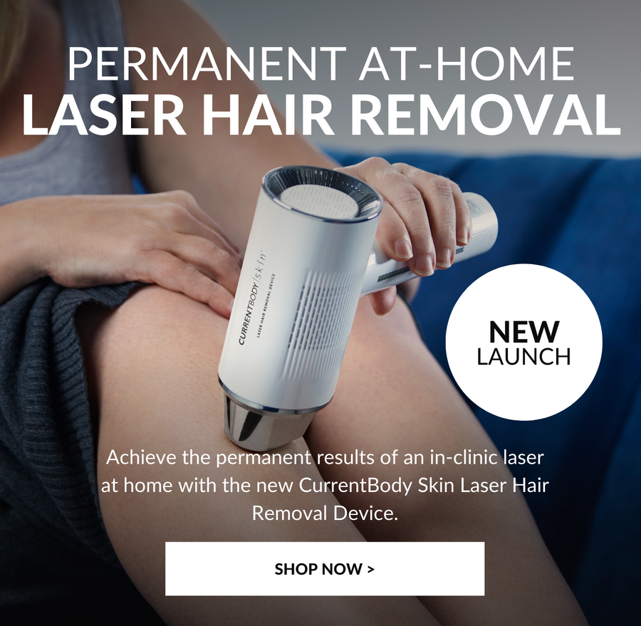 Permanent at-home laser hair removal. Achieve the permanent results of an in-clinic laser at home with the new CurrentBody Skin Laser Hair Removal Device. Click here to shop the device now