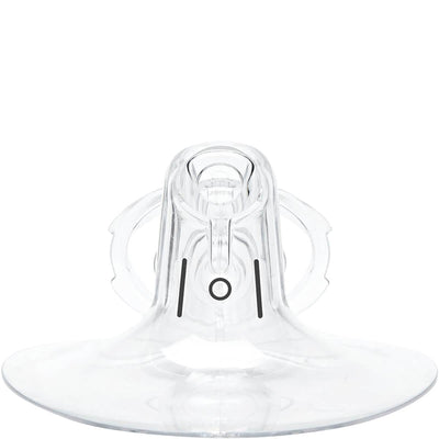 Top view of one Elvie Pump Breast Shield