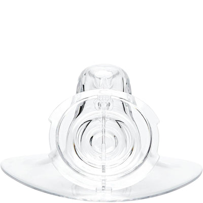 Front view of one Elvie Pump Breast Shield