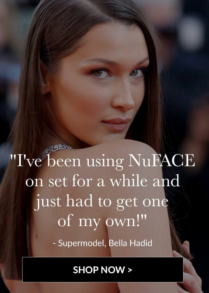 Supermodel Bella Hadid uses NuFACE