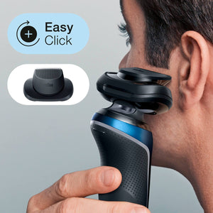 Braun Series 6 60-B1200s Electric Shaver for Men with Precision Trimmer - Blue