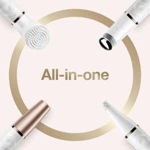 Braun FaceSpa Pro 911 Facial Epilator White/ Bronze – 3-in-1 Facial Epilating, Cleansing & Skin Toning System