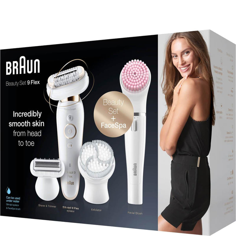 This Braun Silk-épil 9 Flex 9-10 epilator promises salon-smooth, fuzz-free  skin for weeks