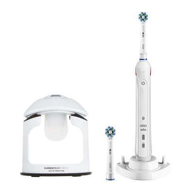 CurrentBody Skin LED Lip Perfector + Oral-B SMART 4 4000 Electric Toothbrush
