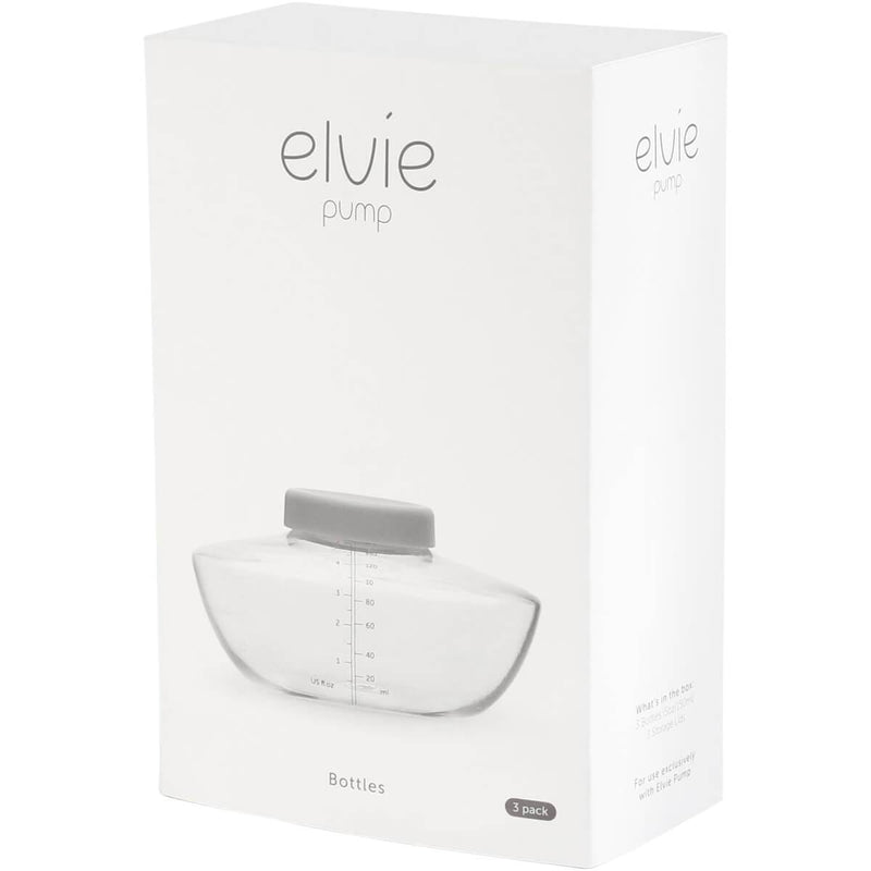 Elvie Pump Bottles (3 pack) Official Replacement Bottles CurrentBody IE