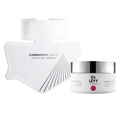CurrentBody Skin LED Neck and Dec Perfector + Dr. Levy Decolletage Regenerating Silk
