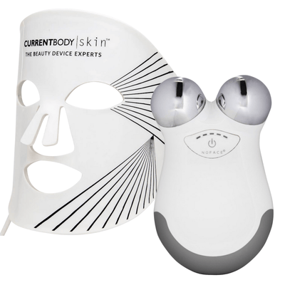 NuFACE Mini Facial Toner Device + CurrentBody Skin LED Mask