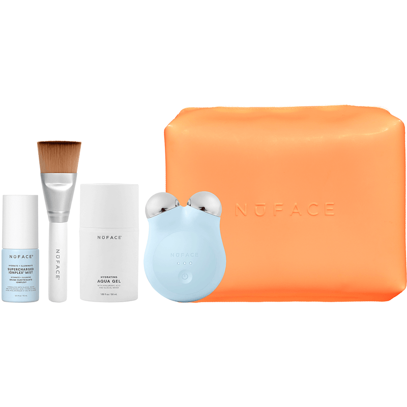 NuFACE Mini+ Supercharged Skincare Routine