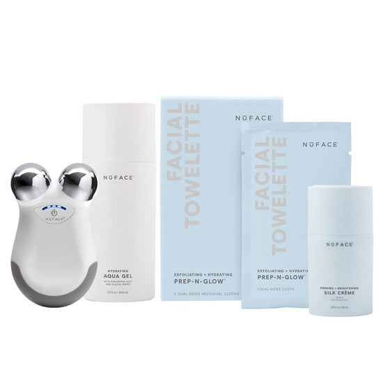 NuFACE Mini Facial Toning Device & Ultimate Cleansing Collection